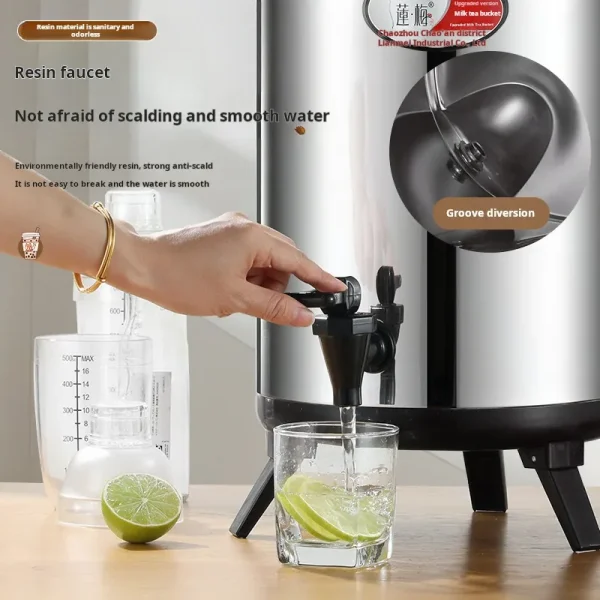 Bulk Stainless Steel Milk Tea Buckets 4