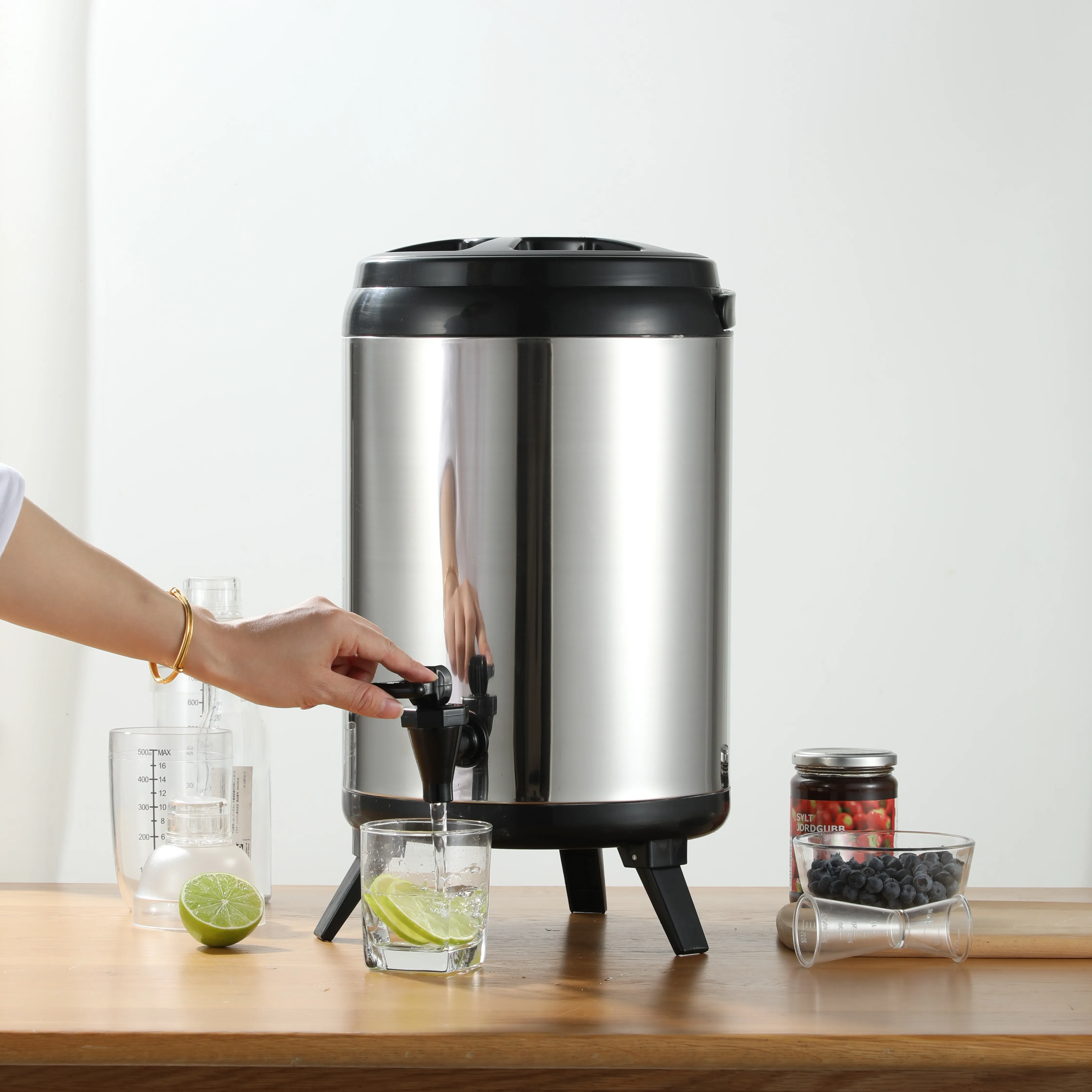 Bulk Stainless Steel Milk Tea Buckets