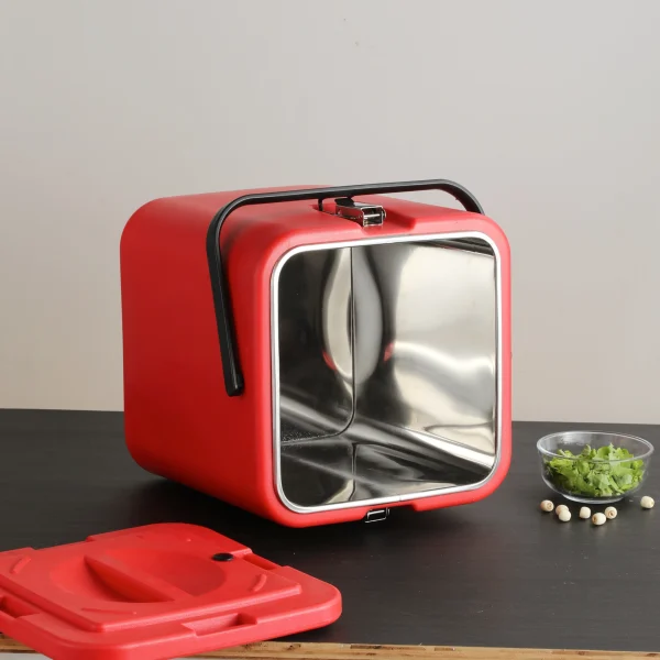 Wholesale Red Insulated Cooler Box for Food & Beverage Storage2