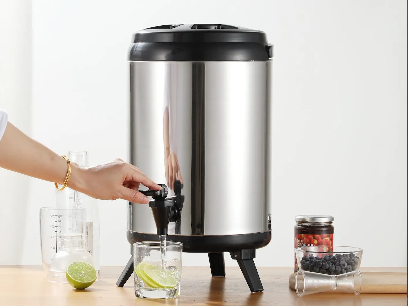 wholesale milk tea buckets manufacturer1