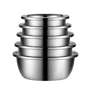 Cuencos mezcladores de acero inoxidable al por mayor