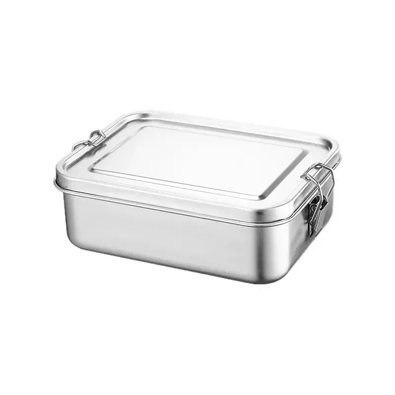 Wholesale Stainless Steel Food Box with Locking Clips