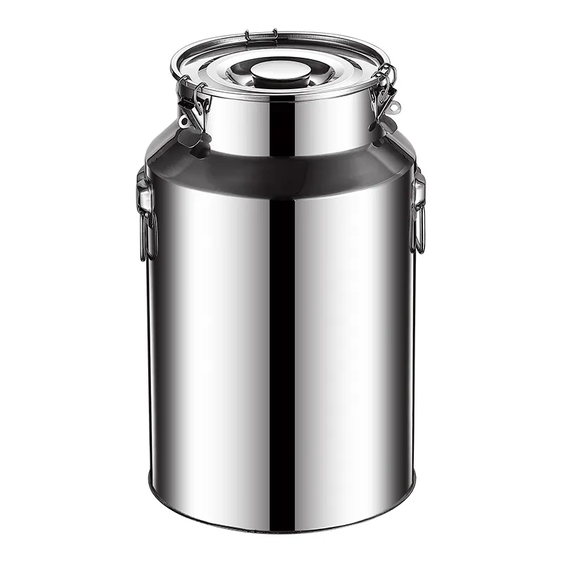 Mayorista Lata de leche de acero inoxidable con tapa hermética para almacenar alimentos