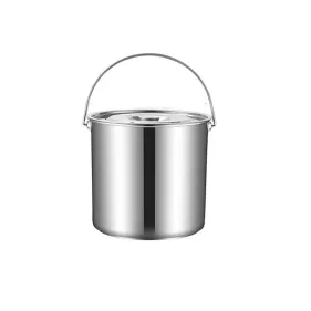 Mayorista Olla de acero inoxidable con asa de paca