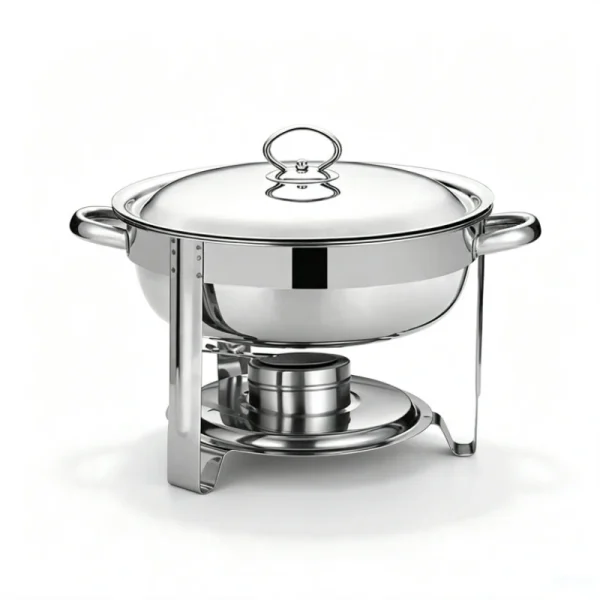 Recipiente redondo para calentar comida, 4,5 l, venta al por mayor (2)