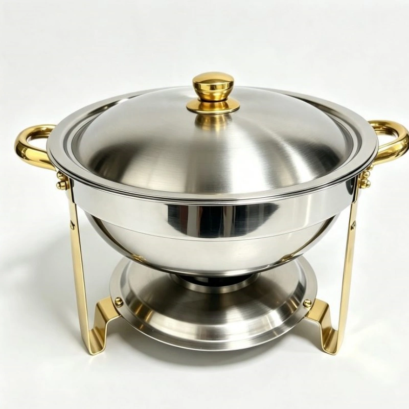 Recipiente redondo para calentar comida, 4,5 l, para mayoristas (3)
