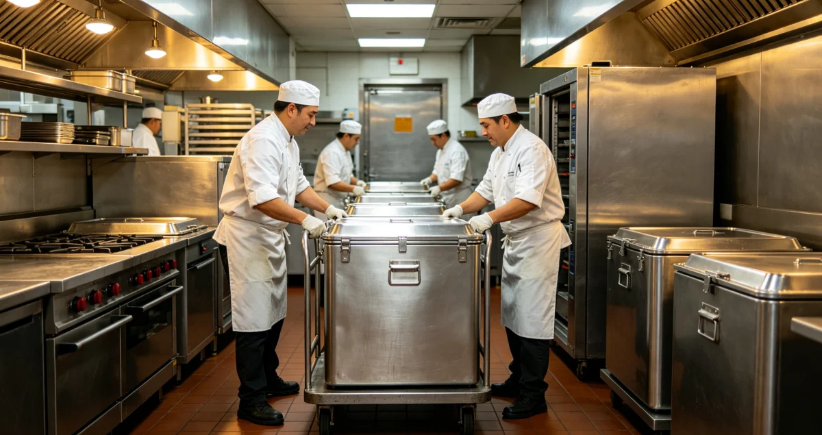 Venta al por mayor de recipientes aislantes para el transporte de alimentos