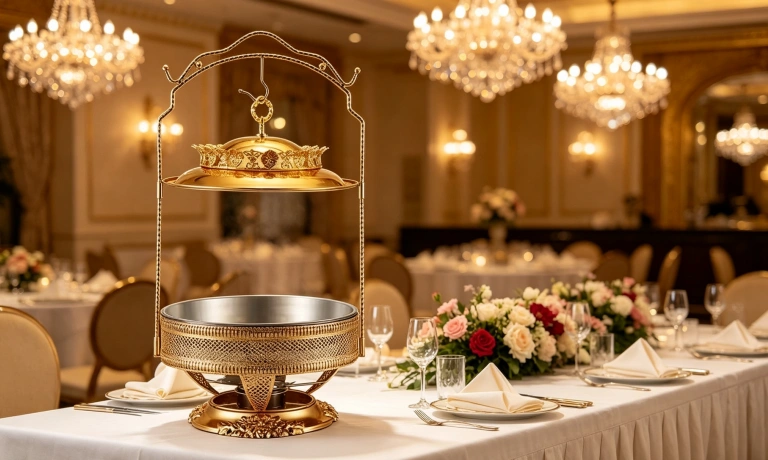 Recipientes aquecedores comerciais para serviço de buffet profissional